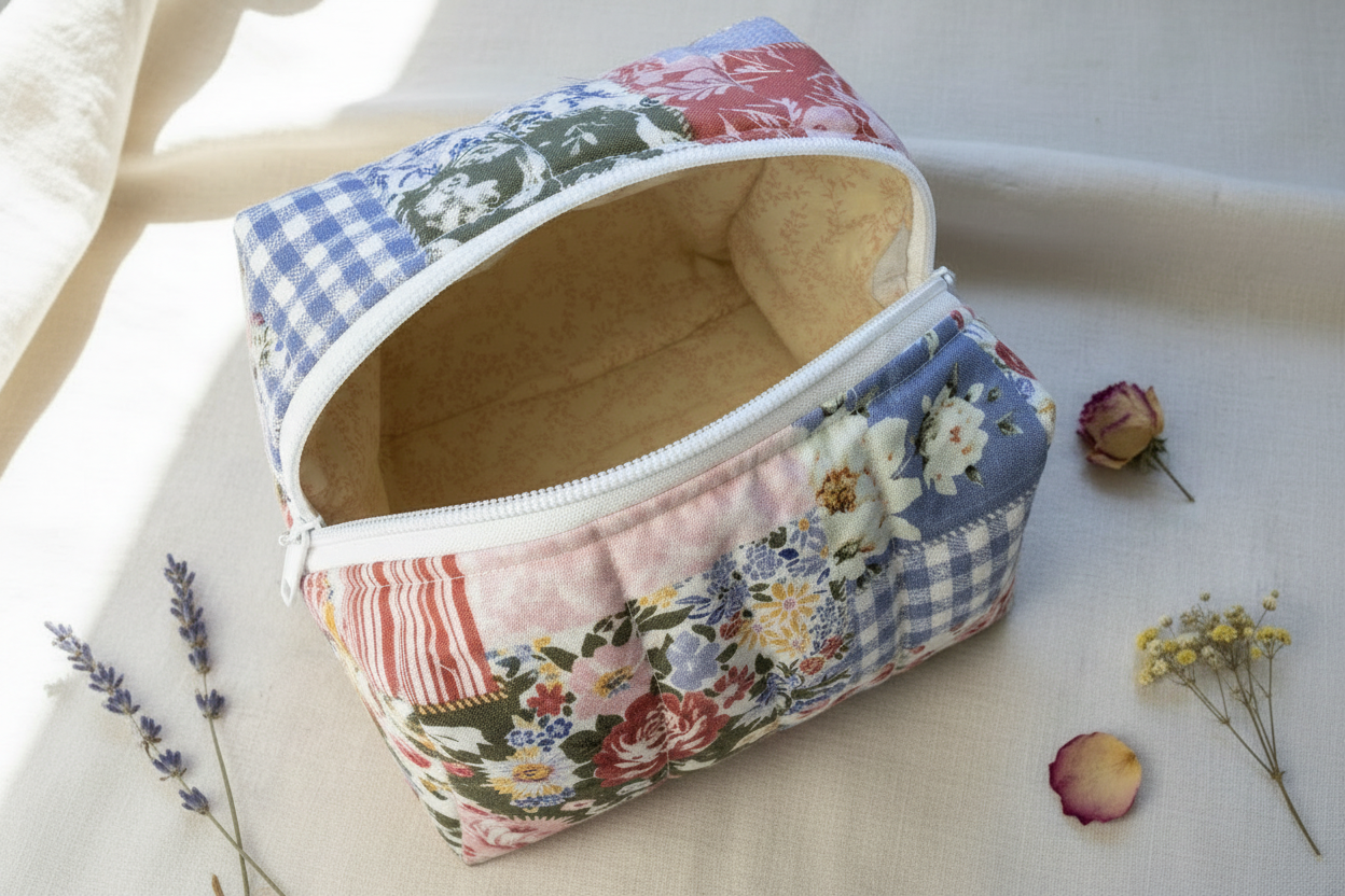Cottage Medley Boxy Bag - Open Liner