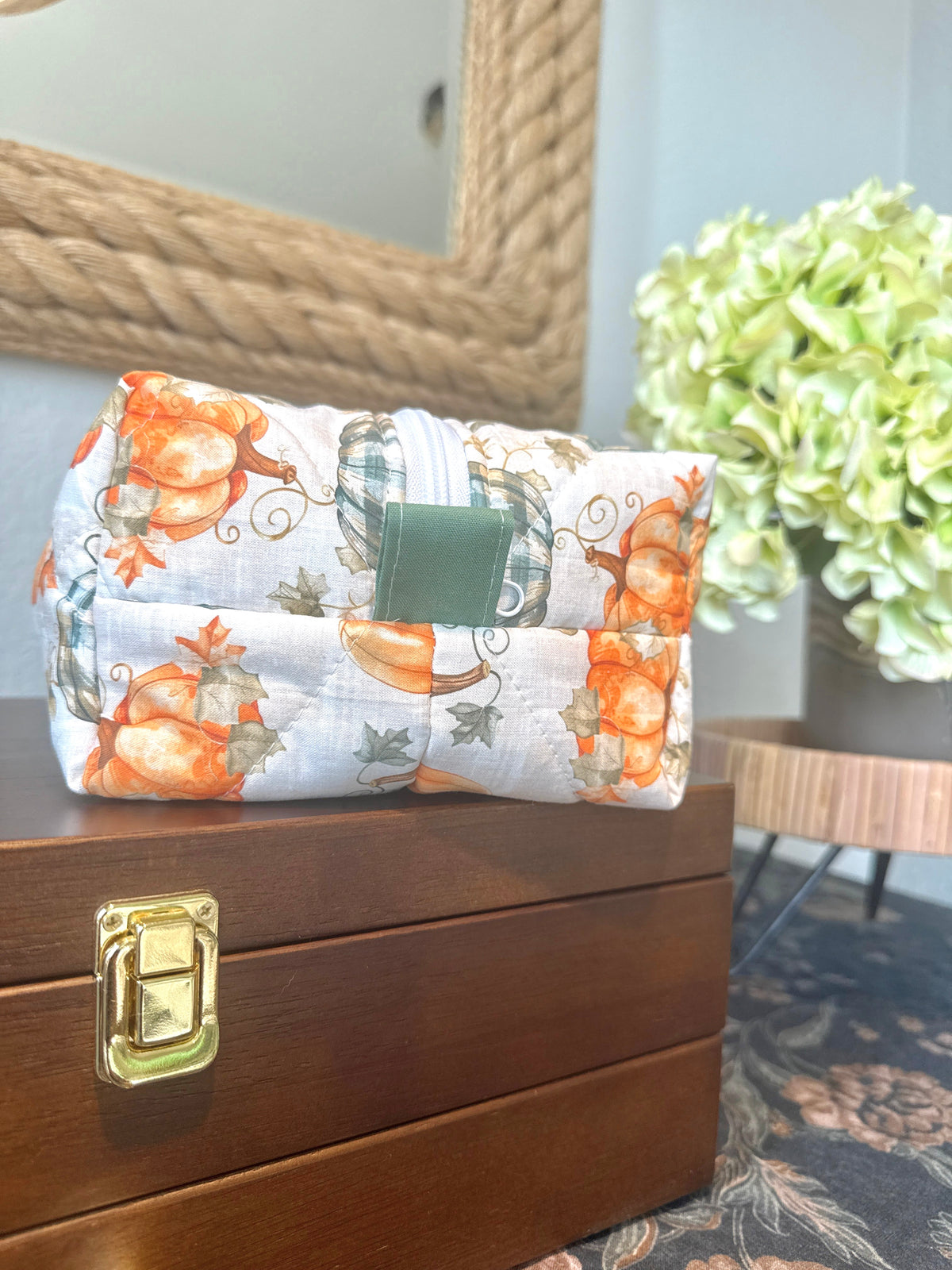Handmade Quilted Boxy Bag - Harvest Hollow Large