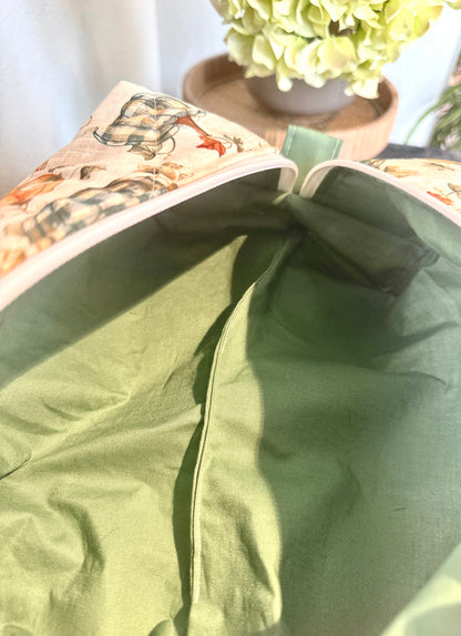 Handmade Quilted Boxy Bag - Harvest Hollow Large
