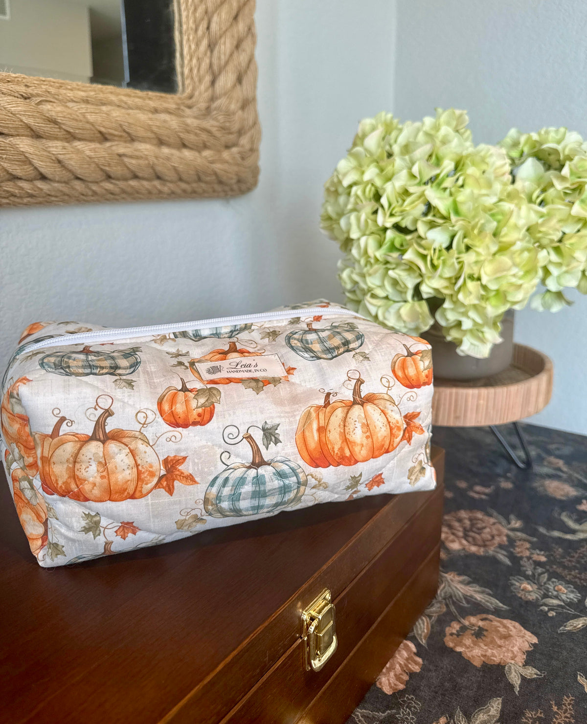 Handmade Quilted Boxy Bag - Harvest Hollow Large