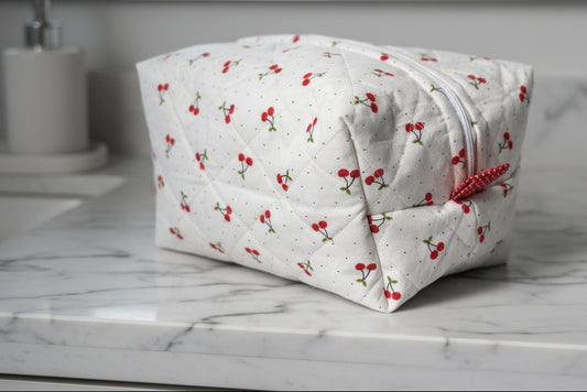 Summer Cherries Boxy Bag - Large