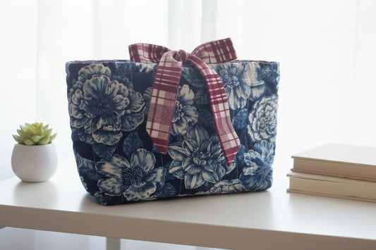 Midnight Garden Quilted Book Sleeve