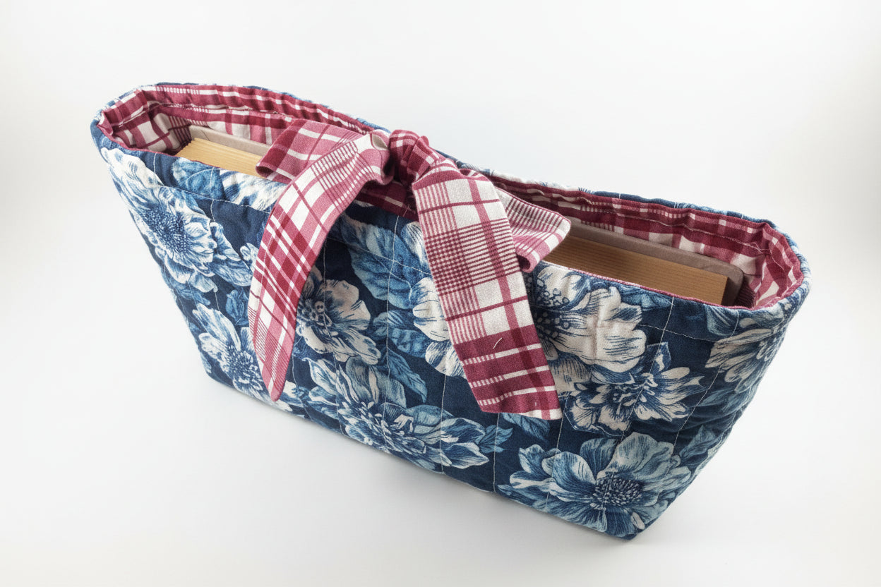 Midnight Garden Quilted Book Sleeve