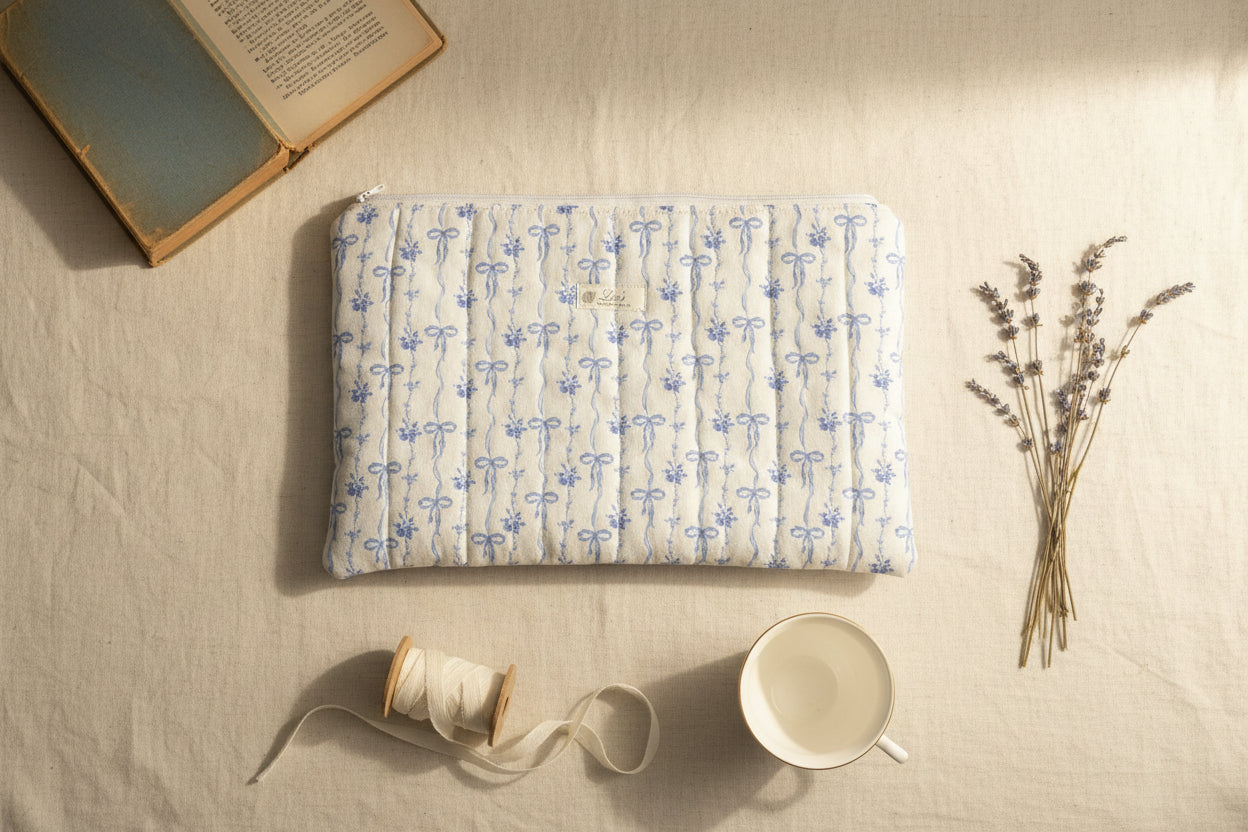 Country Fair Blue 15" Laptop Sleeve