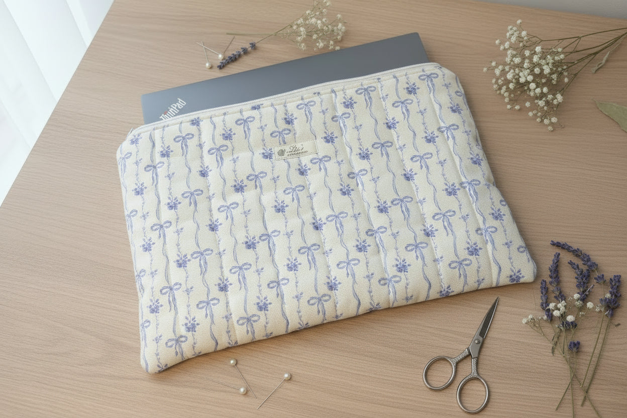 Country Fair Blue 15" Laptop Sleeve