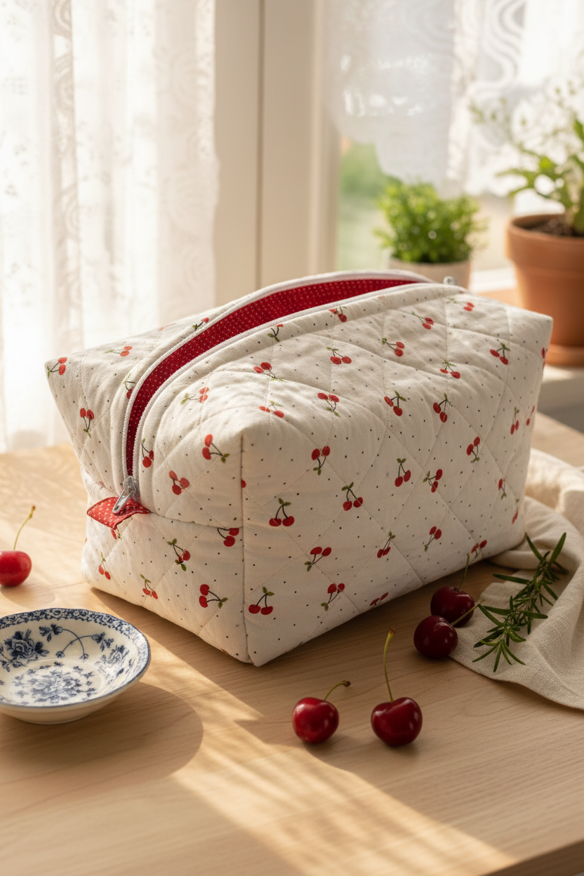 Cherry Boxy Bag - Lifestyle