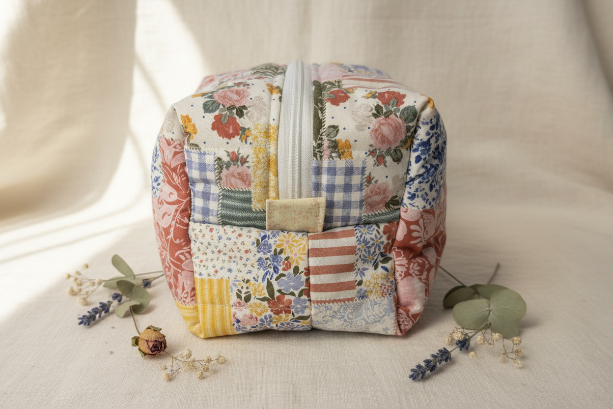 Cottage Medley Boxy Bag - Back
