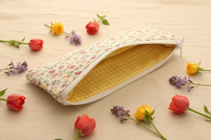 Ditsy Floral Pencil Case - Interior