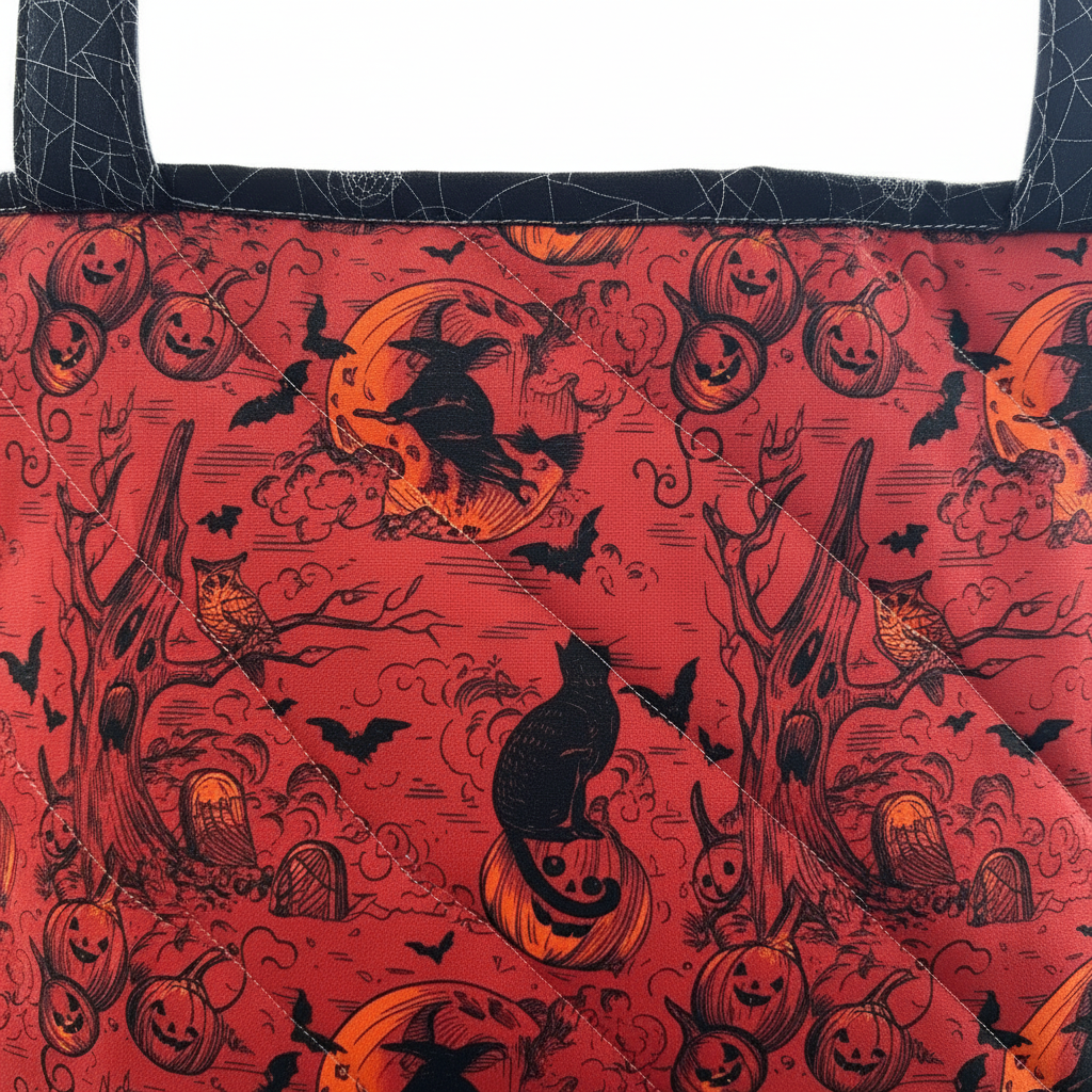 Halloween print closeup - clean background