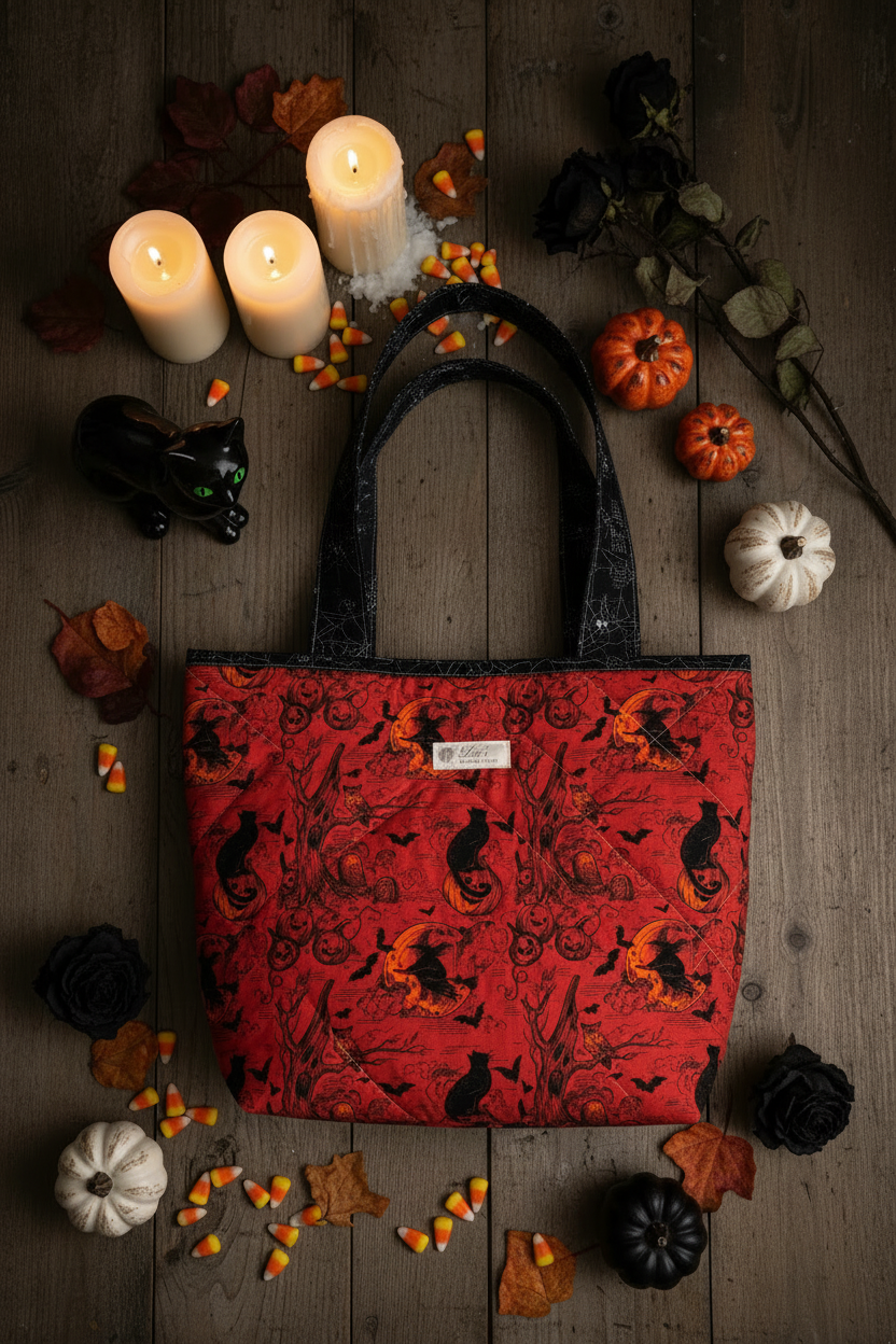 Halloween tote - longer straps
