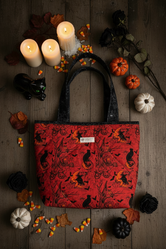 Halloween tote - longer straps