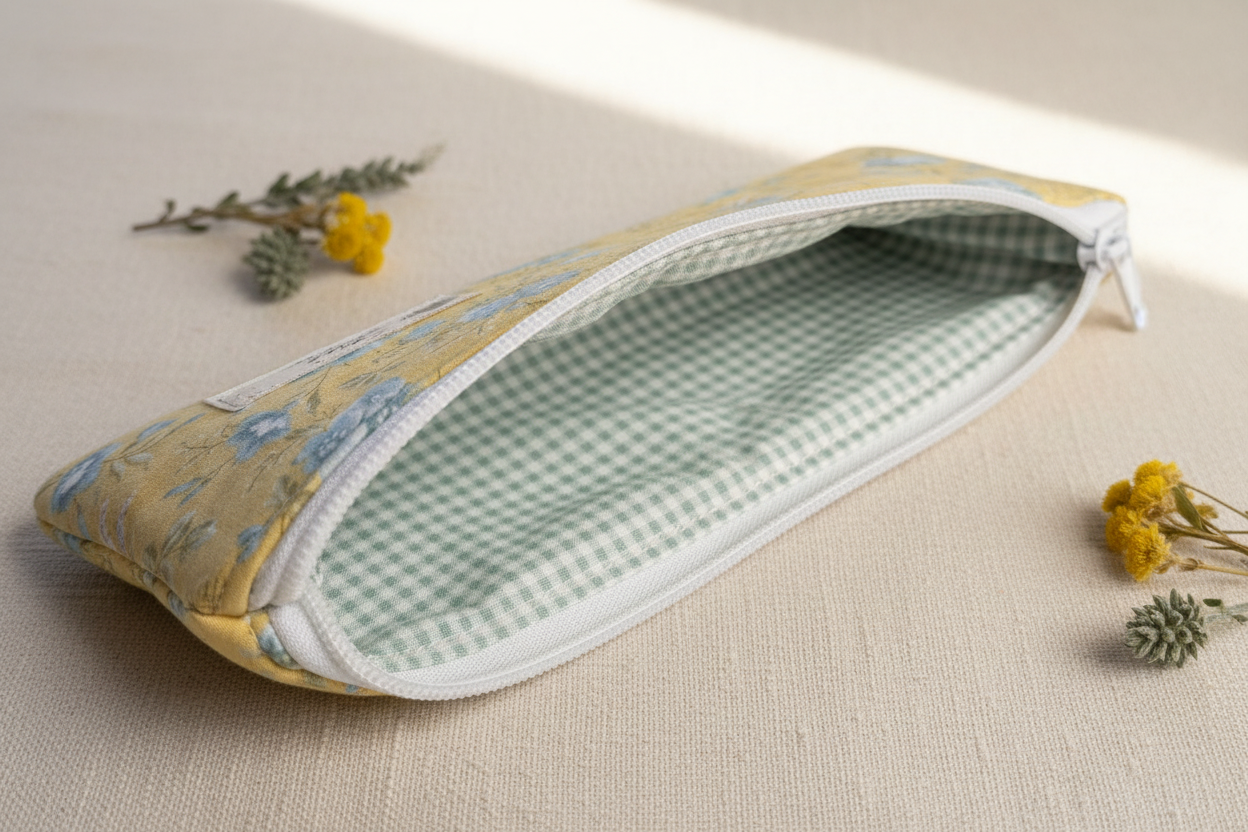 Honey & Sage Pencil Case - Open