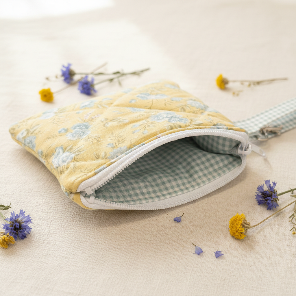 Honey & Sage Wristlet - Interior