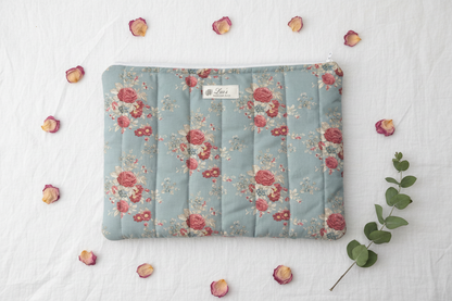 Misty Meadow Laptop Sleeve - Correct Orientation Flat Lay