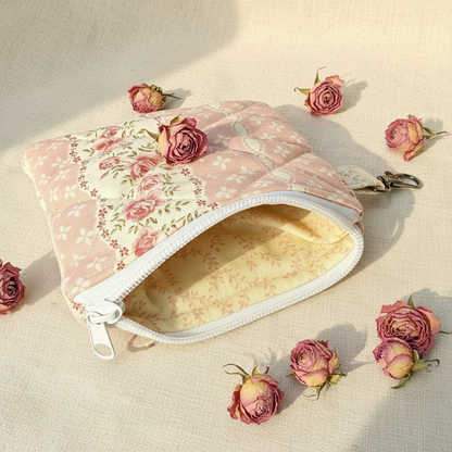 Pink Rambler Keychain Wallet - Interior