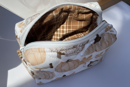 Quilted Pumpkin Bag - Liner Detail