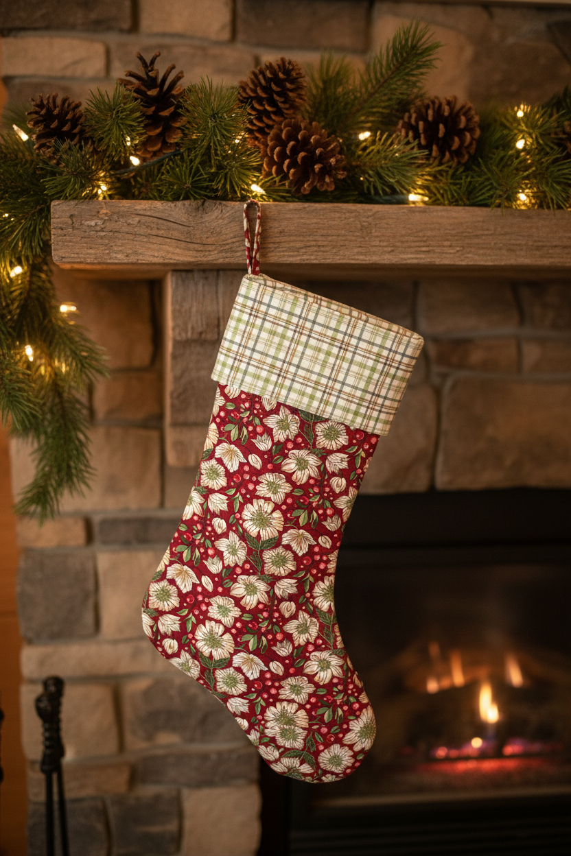 Stocking on mantle