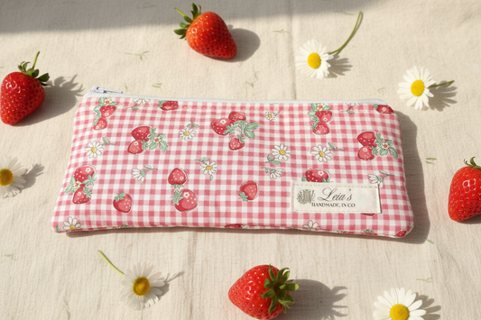 Strawberry Pencil Case - Front